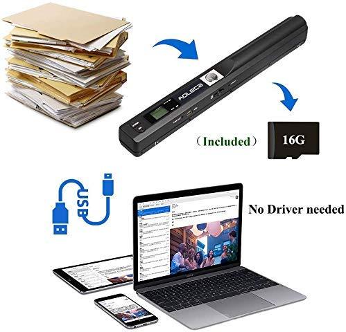 Portable Scanners for Documents, Receipts