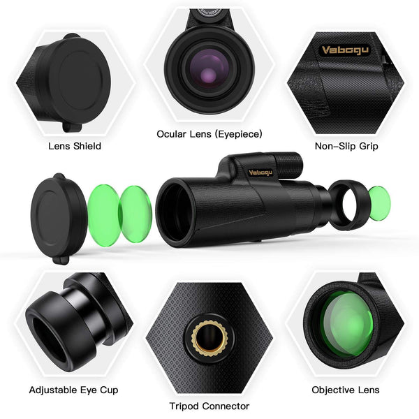 Monocular for Bird Watching Adults with Smartphone Holder